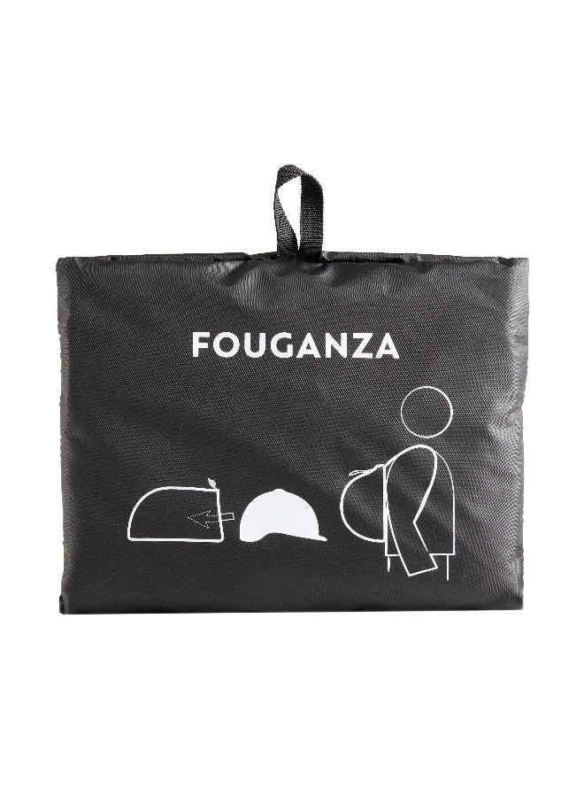 FOUGANZA فوجانزا من ديكاتلون، حقيبة خوذة قابلة للطي مدمجة - سوداء - Image 2