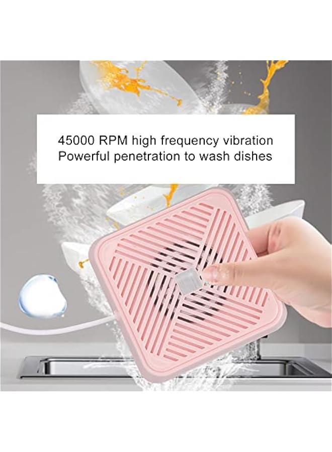 Portable Washing Machine,Mini Dishwasher,Sound Vibration Electrolytic Water Purification Ip67 Waterproof Portable USB Dishwasher ()  - Image 3