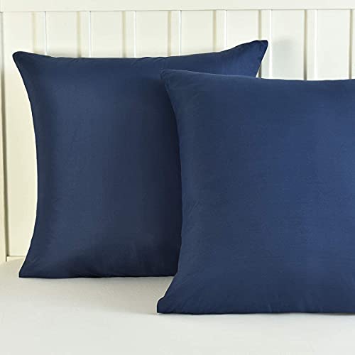 ATOOTFUSION ATOTFUSION Cushion Filler, Soft Comfortable Microfibre, Bed Linen Double Cushion, Decorative Cushion for Sofa, Car, Bedroom, 2 Count Cushion (60X60 Cm, Navy Blue) - Image 4