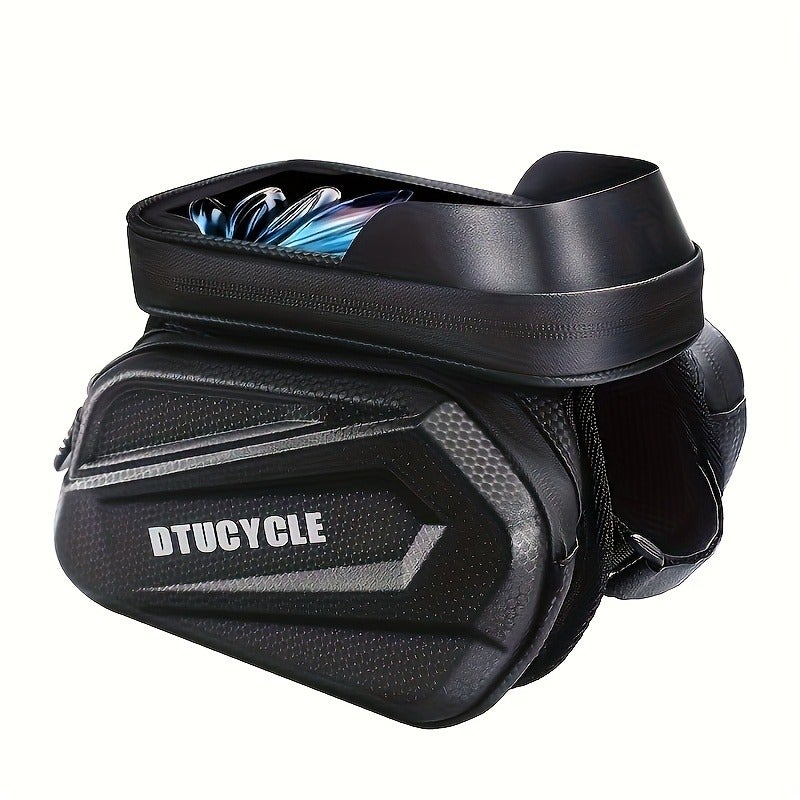 PETO Mountain Bike Bags: Front Handlebar Bag, Double-Layer Cycling Bag, Phone Pouch, Handlebar Bag, Saddle Bag, Bicycle Accessories - Image 2