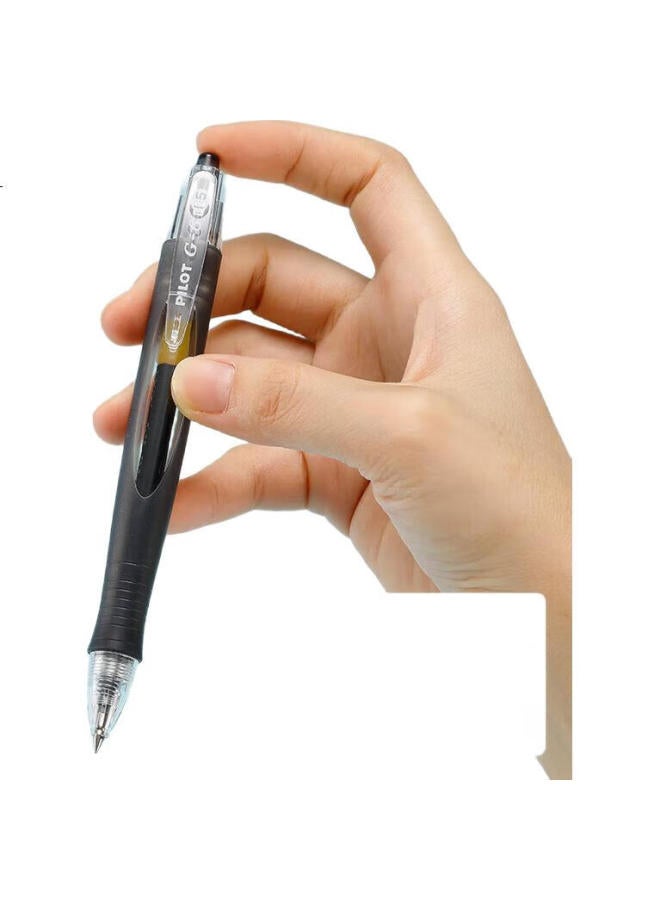 Pilot Retractable Gel Pen G6 - Chubby Bullet Tip, Non-Slip Gel Ink, For Students, Office, Exams, Bl-G6 Red, 0.5Mm, Single Pen - Image 3