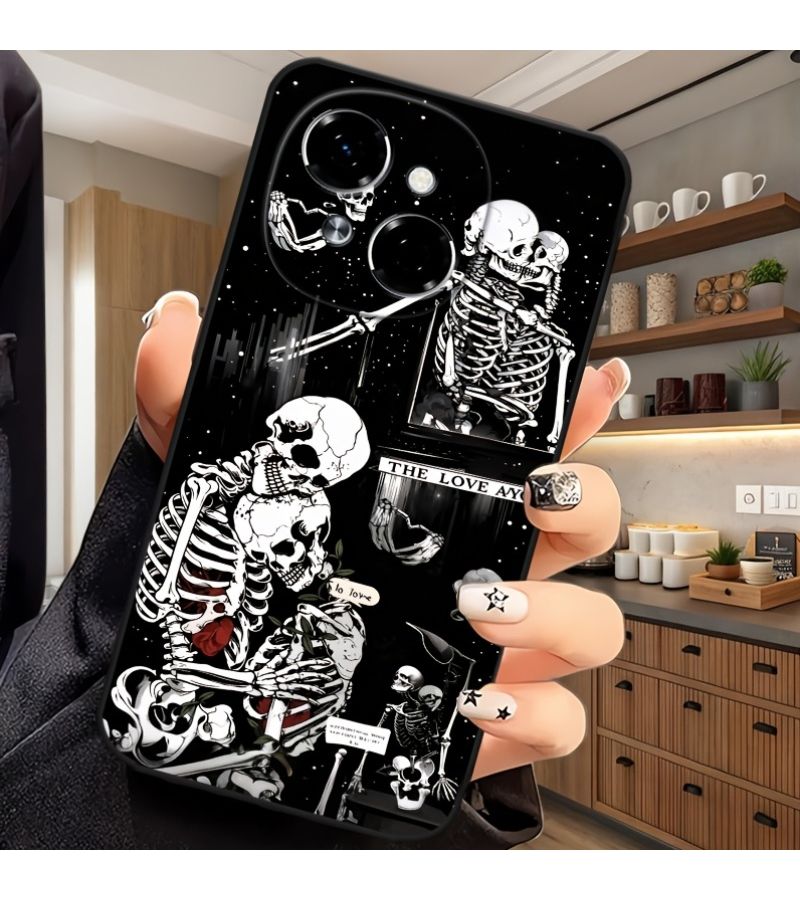 Phone Case Skull Cool Black Full Print Protective For Transsion Spark Go 2 Infinix Hot 60 40 50 Pro Plus 40I 50I 60I ZERO 40 Camon 30 40 20 Pro Tecno SPARK Go 1 GO 2024 2025 2023 20C 10C Smart 9 8 Pro 7 10 Plus 10 30C 20 Camon 20 - Image 1