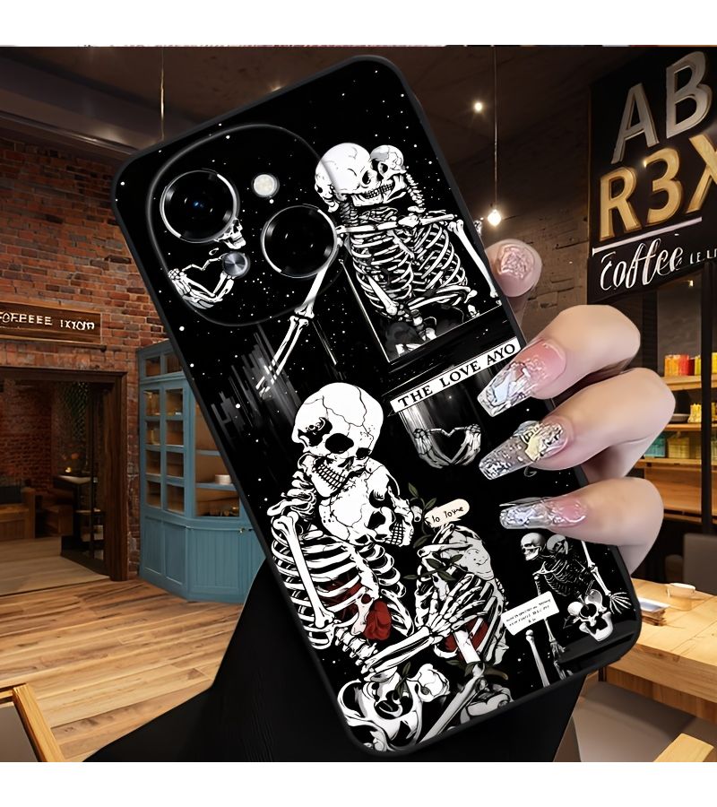 Phone Case Skull Cool Black Full Print Protective For Transsion Spark Go 2 Infinix Hot 60 40 50 Pro Plus 40I 50I 60I ZERO 40 Camon 30 40 20 Pro Tecno SPARK Go 1 GO 2024 2025 2023 20C 10C Smart 9 8 Pro 7 10 Plus 10 30C 20 Camon 20 - Image 4