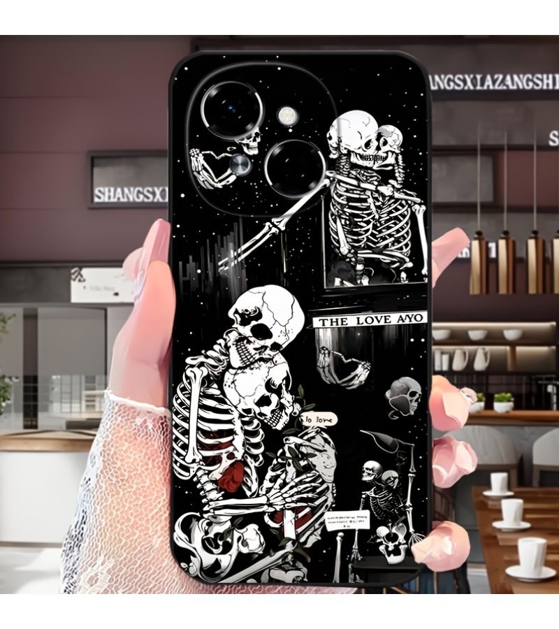 Phone Case Skull Cool Black Full Print Protective For Transsion Spark Go 2 Infinix Hot 60 40 50 Pro Plus 40I 50I 60I ZERO 40 Camon 30 40 20 Pro Tecno SPARK Go 1 GO 2024 2025 2023 20C 10C Smart 9 8 Pro 7 10 Plus 10 30C 20 Camon 20 - Image 3