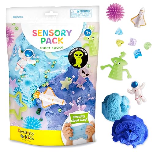 Creativity for Kids Sensory Pack: Outer Space - Toddler Activities and Space Toys, Gifts for Kids, Sensory Toys for Toddlers (Ages 3+) - Image 1
