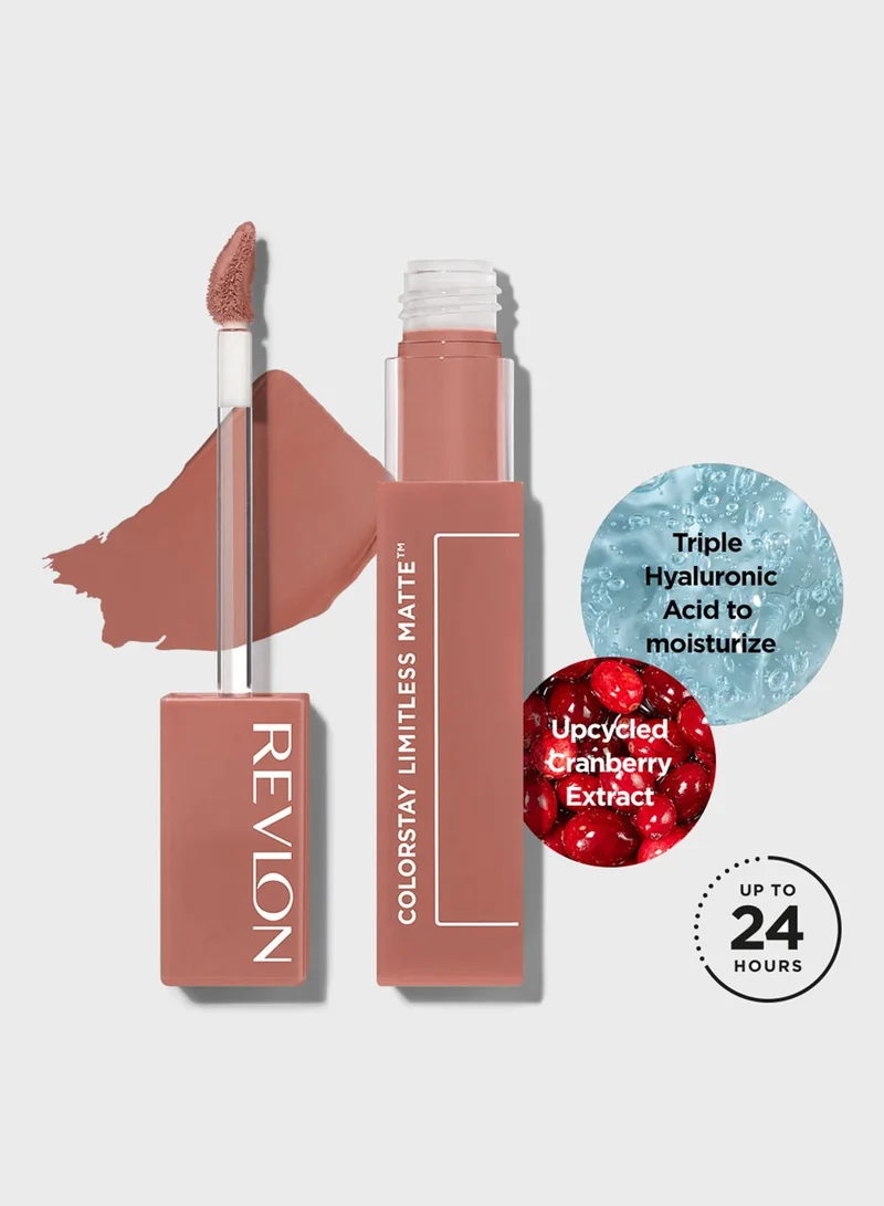 ريفلون Revlon Colorstay Limitless Matte Liquid Lipstick Beauty Sleep 001 Warm