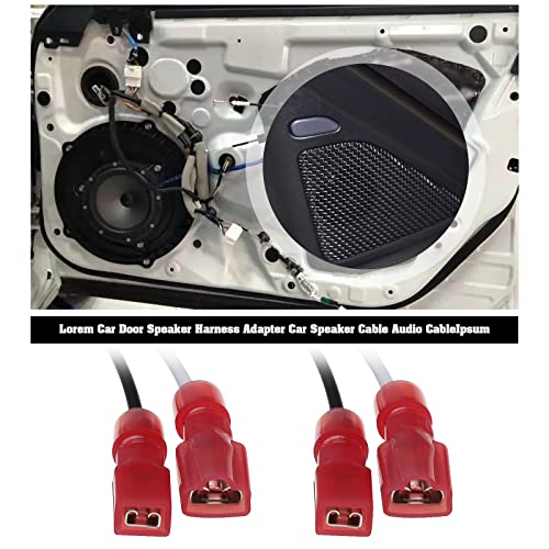 ECSiNG 4Pcs Car Speaker Connector Harness Adapter Replacement 72-7401 Compatible with Nissan Murano/Armada/Cube/Frontier/Juke Speaker Adaptor Wire Cable Connector - Image 3