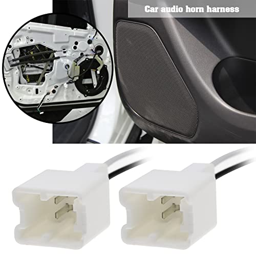 ECSiNG 4Pcs Car Speaker Connector Harness Adapter Replacement 72-7401 Compatible with Nissan Murano/Armada/Cube/Frontier/Juke Speaker Adaptor Wire Cable Connector - Image 2