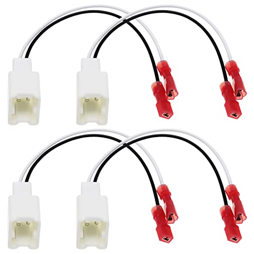 ECSiNG 4Pcs Car Speaker Connector Harness Adapter Replacement 72-7401 Compatible with Nissan Murano/Armada/Cube/Frontier/Juke Speaker Adaptor Wire Cable Connector - Image 1