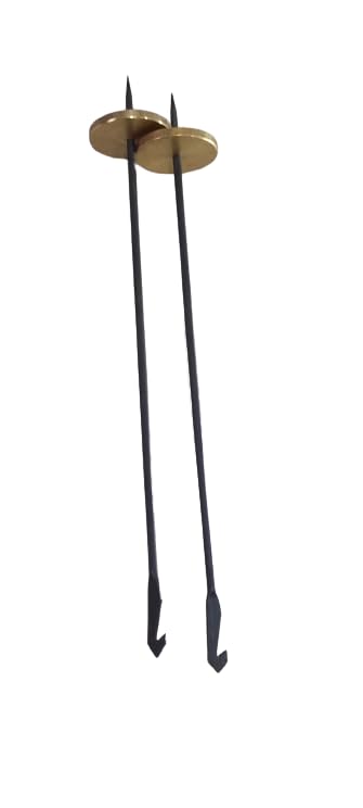 AKS CREATIONS Aks Creations Takli Drop Spindle Top Khadi Cotton Yarn Spinning Metal Tool Gift for Beginners  - Image 5