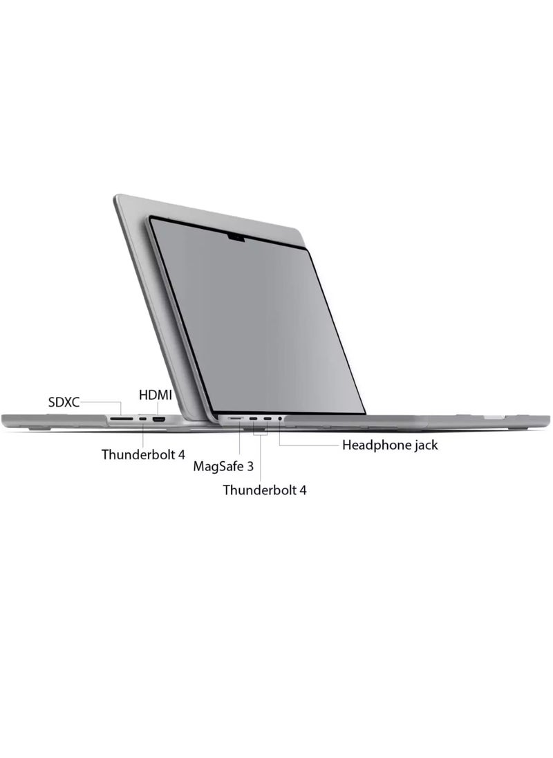 Pisen Case for MacBook Pro 14 Inch for Mac Pro 14 (2024-2021) A2442 Pro/Max,Hard Shell Case with Keyboard Cover  - Image 3