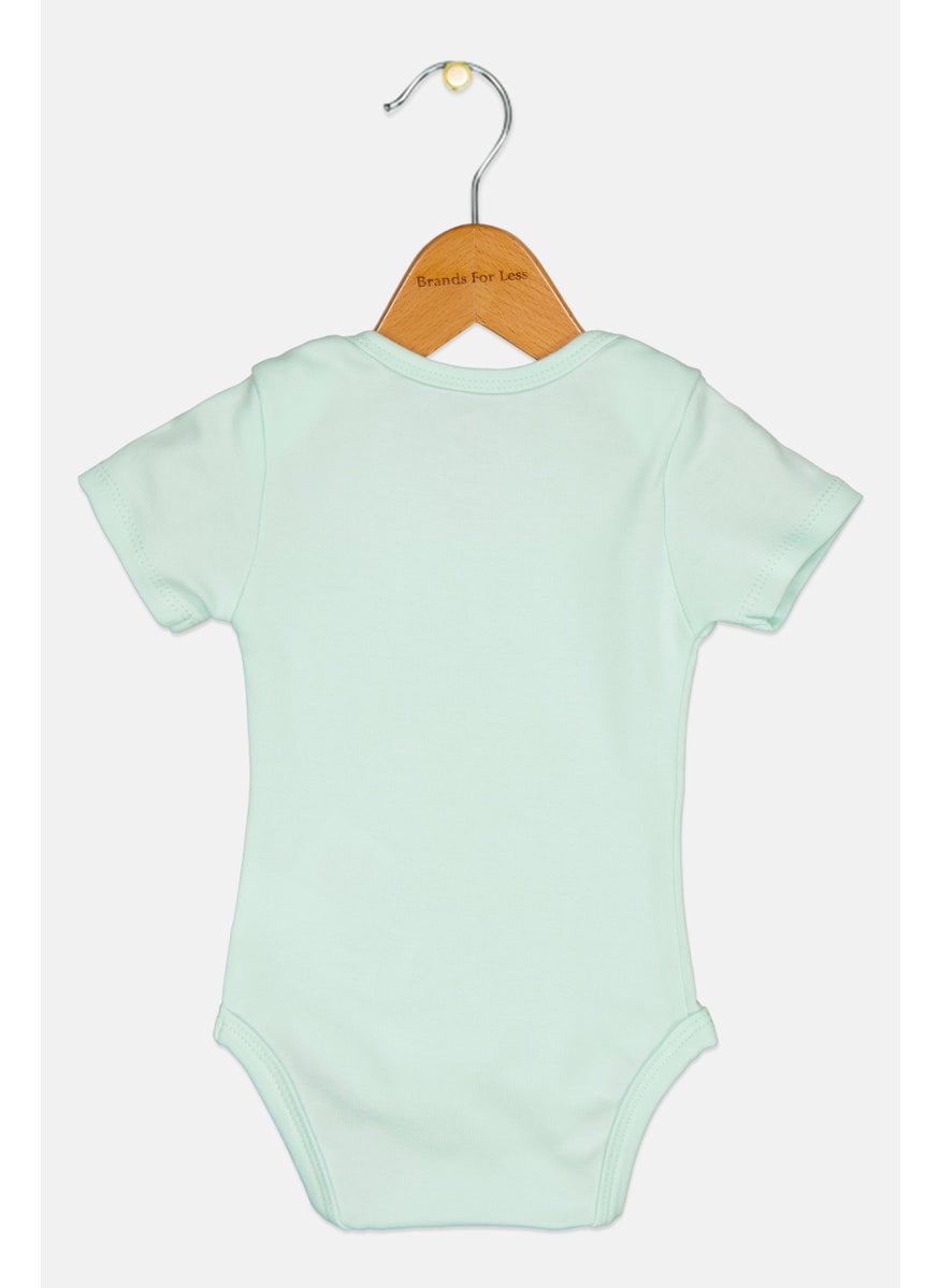 Disney Toddlers Girl Short Sleeve Graphic Print Bodysuit, Mint  - Image 2