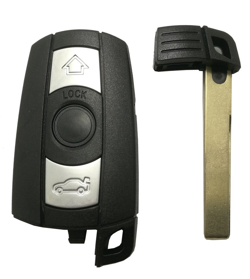 BTOZRF Key Fob Case Shell Fit for BMW 3 5 Series BMW X5 BMW X6 BMW Z4 3 Buttons Replacement Keyless Entry Remote Car Key Fob Cover with Uncut Blade Blank and Screwdriver (1) - Image 5