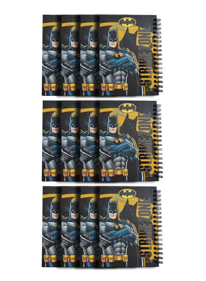 Justice League batman small notebook with high quality paper A6 70 sheets Pack of 12 - Image 1