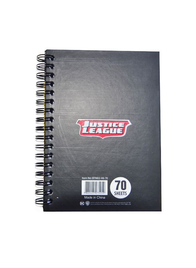 Justice League batman small notebook with high quality paper A6 70 sheets Pack of 12 - Image 3