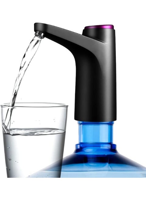 Cazadora Luksyol Electric Water Dispenser Pump – USB Rechargeable 1200mAh Battery – Fits 18.9L/5-Gallon Bottles – Hot Water System for Tea, Coffee, Baby Formula – Portable, Lightweight, and Easy to Use – Made from Safe and Durable BPA-Free ABS Material – Compact Size 6.3x7.1x15 cm for Easy Carrying – One-Touch Button for Effortless Dispensing – Long-Lasting Battery Life up to 30 Days – Ideal for Home, Office, Travel, Camping – Compatible with Distilled and Filtered Water – Quick Setup and Easy Cleaning – Auto Shut-Off Protection – Low Noise Operation (<45 dB) – Available in Elegant Black or White – Stylish Design Matches Any Modern Décor – Perfect for Daily Hydration Needs – Eco-Friendly, Cost-Effective Alternative to Traditional Coolers – Certified Quality with CE/RoHS Standards – Trusted Brand Cazadora – Reliable and Convenient Hydration Solution in Saudi Arabia