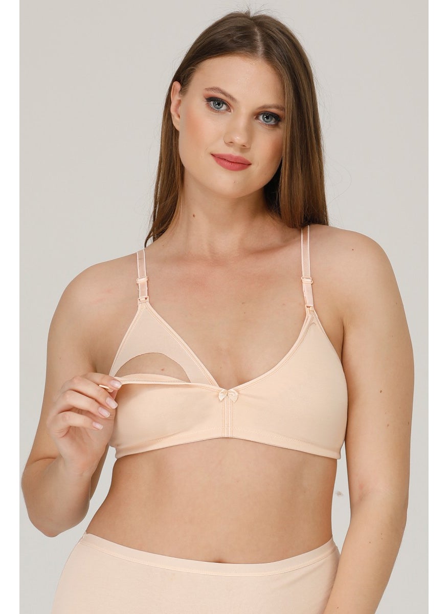 Parlingerie Pl Nursing Bra Combed Cotton Unlined Skin  - Image 1