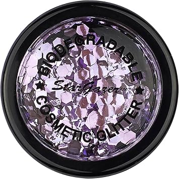 Stargazer Biodegradable Chunky Glitter Shaker Violet Festival Friendly Biodegradable Cosmetic Glitter - Image 2