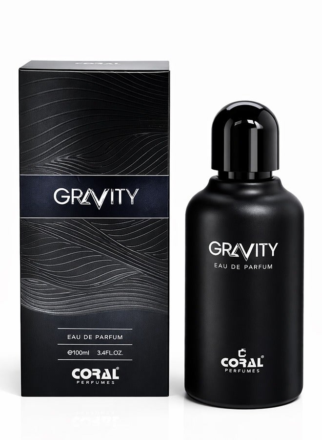 كورال عطر جرافيتي أو دو برفيوم للرجال 100 مل – عطر رجولي يدوم طويلًا بنفحات خشبية وحارة - Image 1