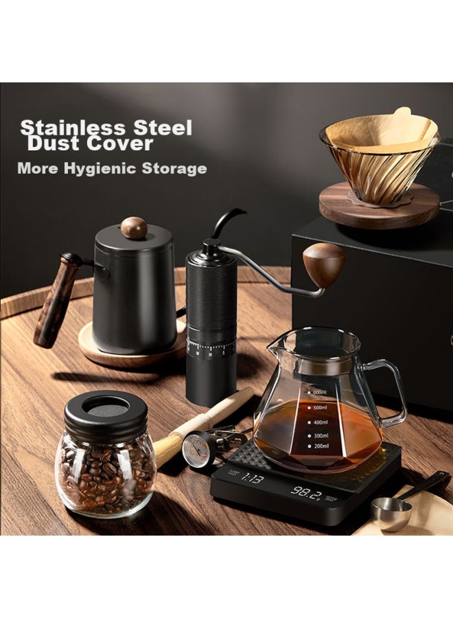 Pakchoice Pour-over Coffee Maker Set, Hand Grinder Coffee Machine, Manual Coffee Grinder Set, Home Use Pour-over Coffee Equipment Gift Box Set - Image 1