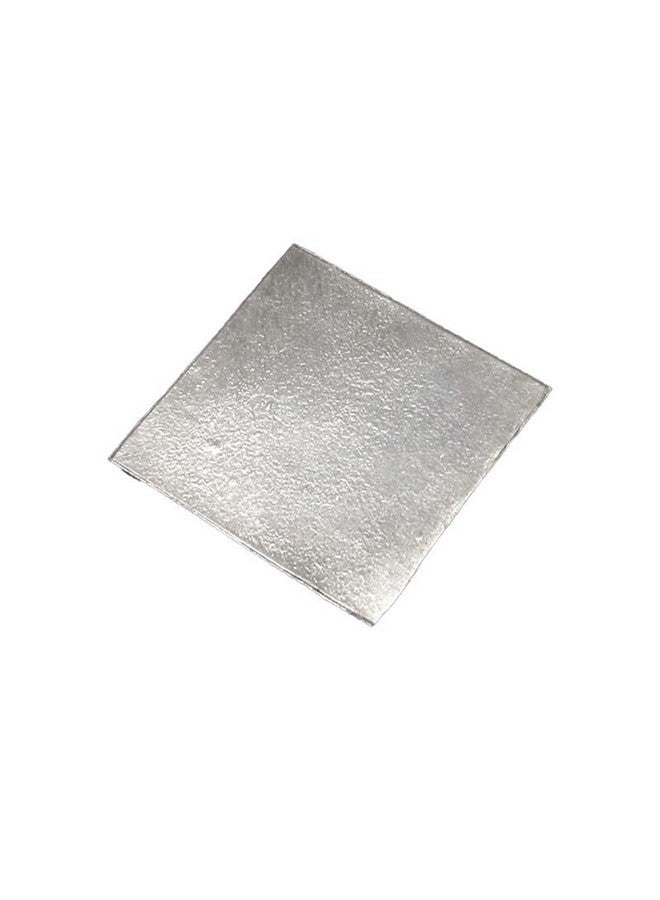ROLIMOLI Gems Solid Square Piece Silver/Chandi Ka patra Pack of 01