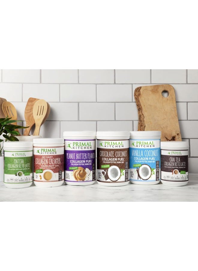 Primal Kitchen مشروب مزيج كولاجين بنكهة زبدة الفول السوداني®، ببتيدات الكولاجين، بدون منتجات الألبان، 14.3 أونصة - Image 4