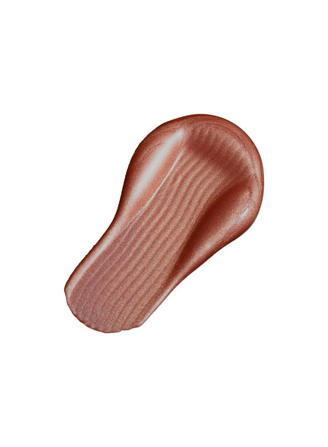 Ruby's Organics Mini Metallic Liquid Eyeshadow for Women- Eye Makeup, Smooth Glide Insta Dry Formula, Smudge proof, Waterproof, Long Lasting and Highly Pigmented, Paraben Free, Vegan - Copper, 3ml - Image 1