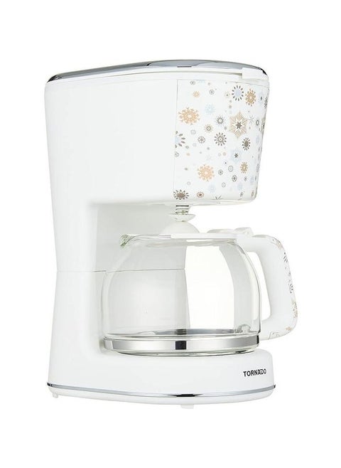 TORNADO Automatic American Coffee Maker 1.25 Liter White TCMA-9125-C