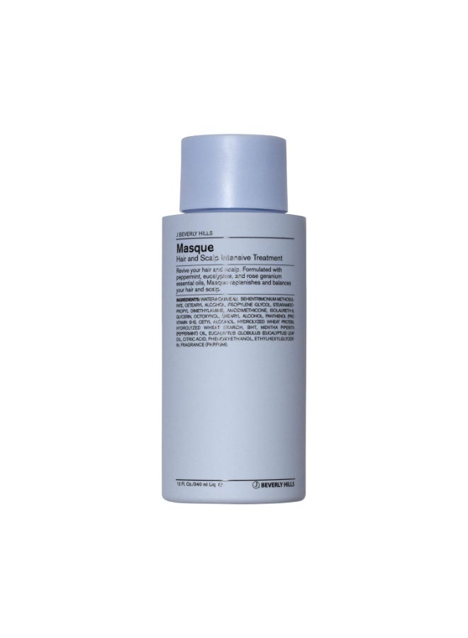 J Beverly Hills J Beverly Hills Blue Hair Mask with Eucalyptus Oil for Scalp Treatment, 12 Oz  - Image 1
