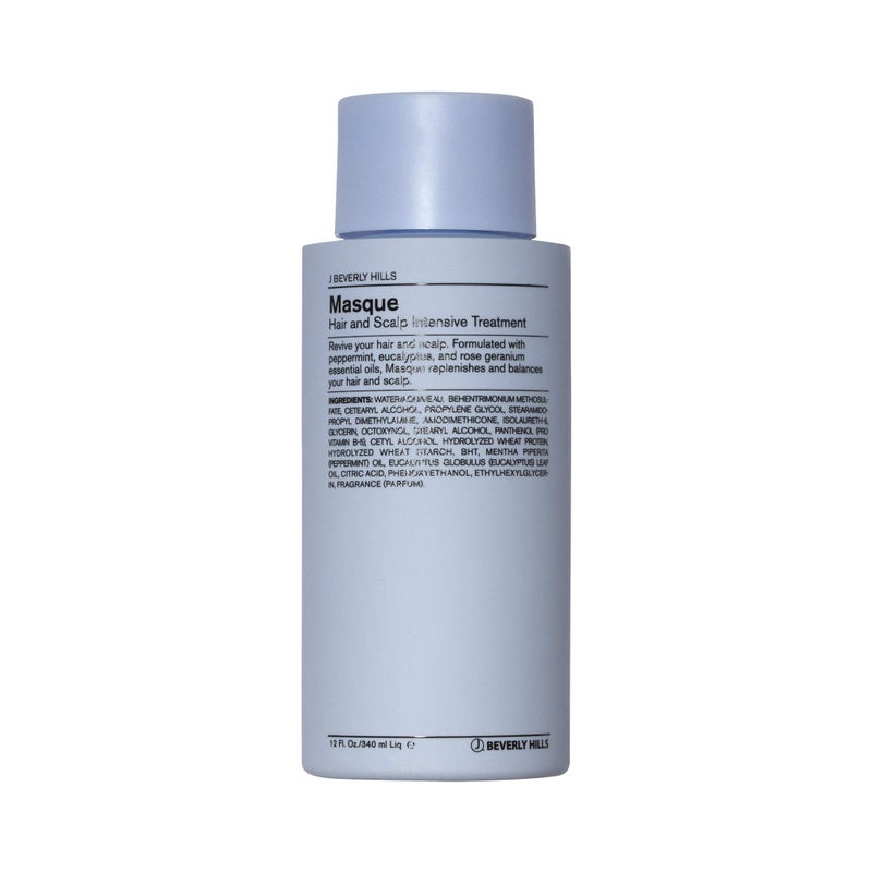J Beverly Hills J Beverly Hills Blue Hair Mask with Eucalyptus Oil for Scalp Treatment, 12 Oz  - Image 1