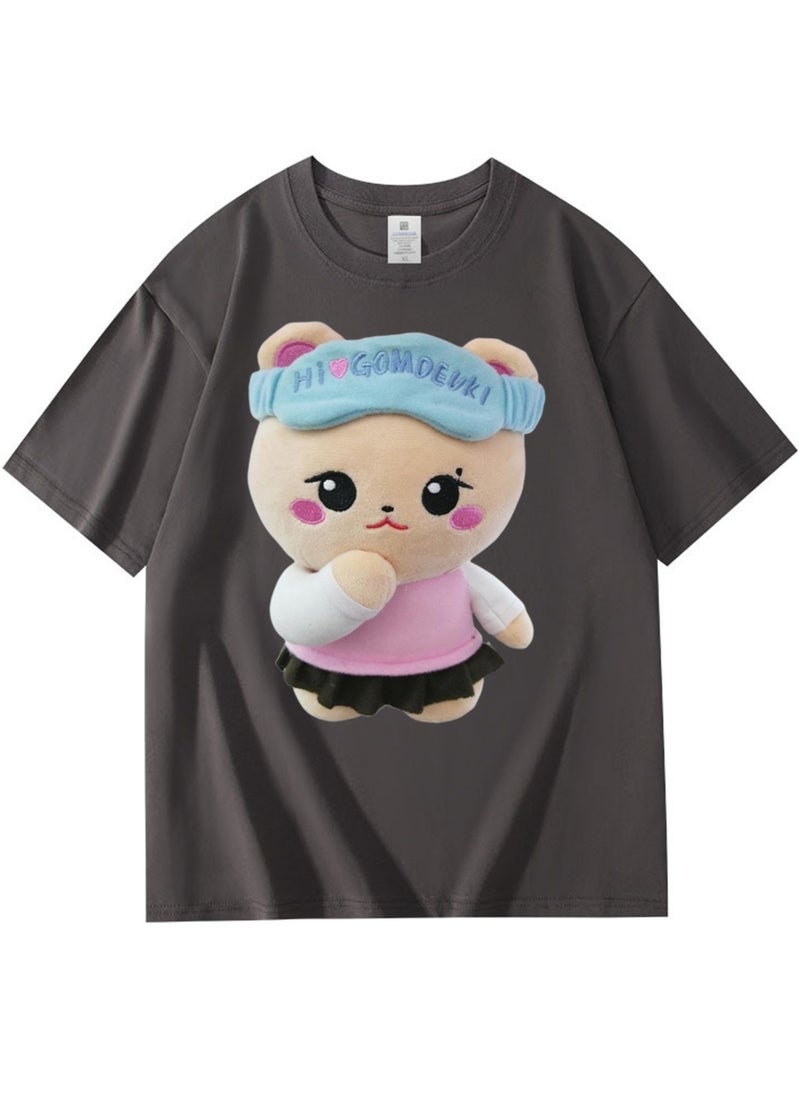 NIBEMINENT Blackpink Printed Cotton Short Sleeves T-Shirt 