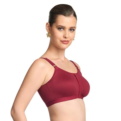 TRYLO Front OPEN-BRA-42-BURGANDY-E-CUP - Image 4