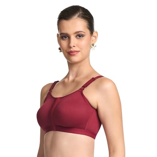 TRYLO Front OPEN-BRA-42-BURGANDY-E-CUP - Image 3