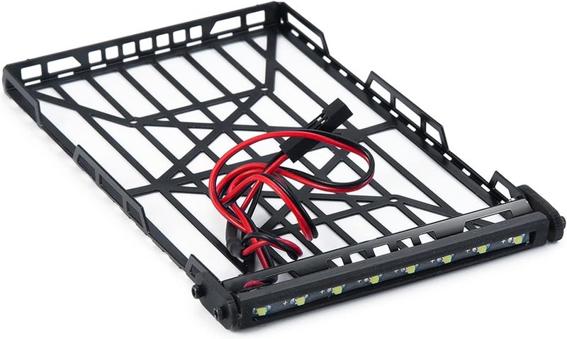 Yurefax Metal Roof Rack Luggage Carrier with Lights for RC Cars - Image 5