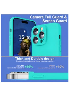 Houmt iPhone 14 Pro Max Case 6.7 Inch with 2Pack Screen Protector Soft Liquid Silicone Cover - Slim Fit Camera Protective Phone Case for Apple iPhone 14 Pro Max  - Image 4