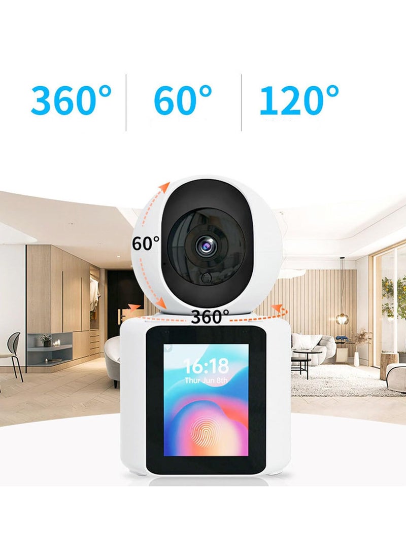 Generic - 2.4G Camera 1080P, 120° Wide Angle Lens 2-Way Intercom Video NightMotion Detection Camera for Home Security, Baby Monitor - Image 1