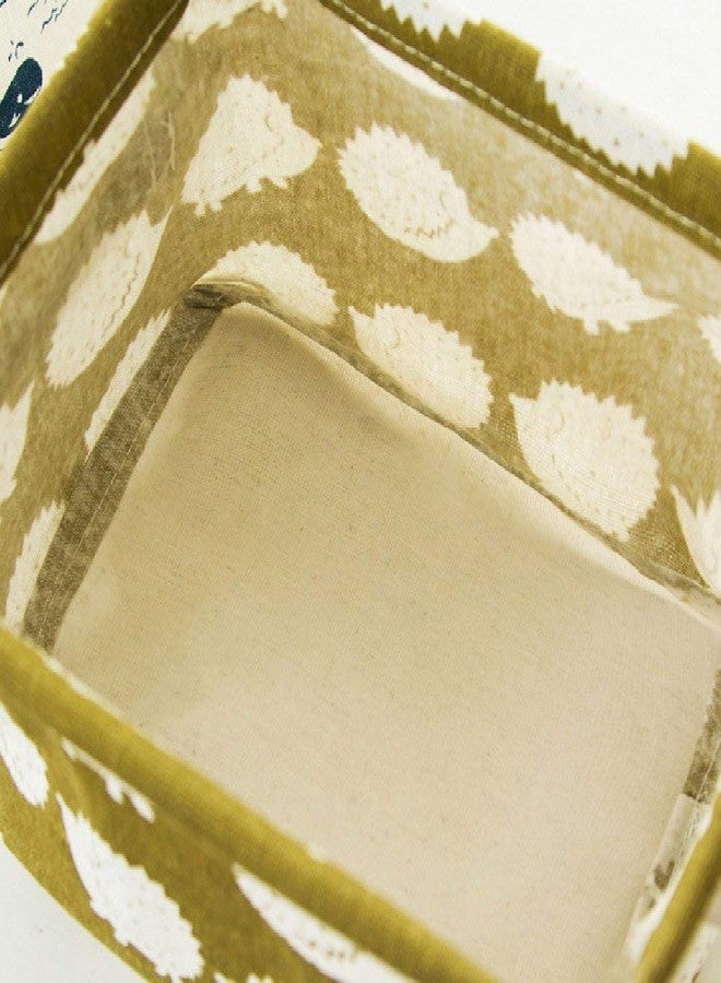 KolorFish Cute Fabric Storage Basket Bins, Home Decor Canvas Organizers Bag, Storage Bins Basket for Adult Makeup, Baby Toys Liners, Books - Pack of 4 - Image 3