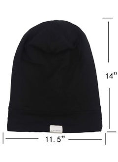 Satin Lined Bonnet Silky Hair Wrap Large Sleep Cap - Adjustable Beanie Slouchy Hats Bonnets For Women Curly Long Hair (X-Large, Pure Black) - pzsku/Z68A399EDBB06FDD3FAB0Z/45/_/1735214599/8799b7b8-4cef-4e00-940f-679adc3fda7d