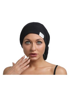 Satin Lined Bonnet Silky Hair Wrap Large Sleep Cap - Adjustable Beanie Slouchy Hats Bonnets For Women Curly Long Hair (X-Large, Pure Black) - pzsku/Z68A399EDBB06FDD3FAB0Z/45/_/1735214612/fdec850b-eee5-43eb-8d6e-d9031387221b