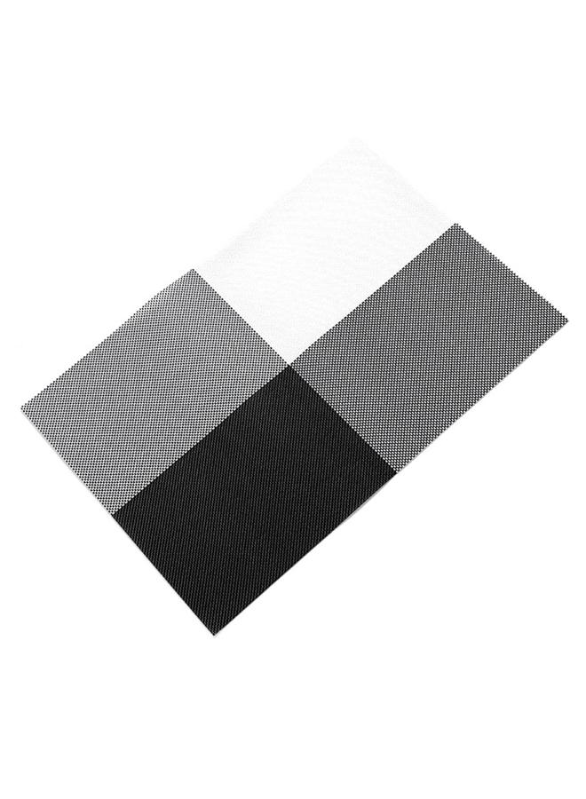 Loquat Placemats Multipurpose Nordic Style Waterproof Reusable Heat Resistance PVC Place Mats for Home Party Black - Image 3