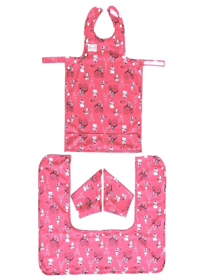 بيب أون مريلة ومئزر BIB-ON Plus، تغطي كامل الجسم، مناسبة للرضع والأطفال الصغار من عمر 0 إلى 4 سنوات. (فرنسي مايس) - Image 1