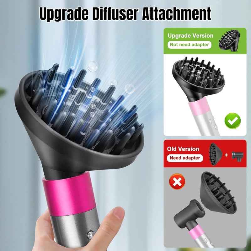 دكسو ملحق الناشر لجهاز Dyson Airwrap Styler HS01 HS05، تحويل جهاز Airwrap Styler الخاص بك إلى مجفف شعر - Image 2