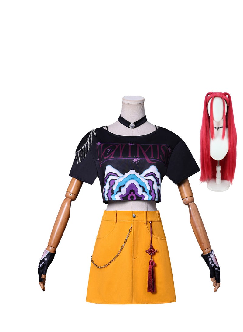 Y&D 1 مجموعة زي صيادي KPOP للنساء رومي ميرا زوي أزياء كوسبلاي مغنيات البوب تمثيل الأدوار - Image 1