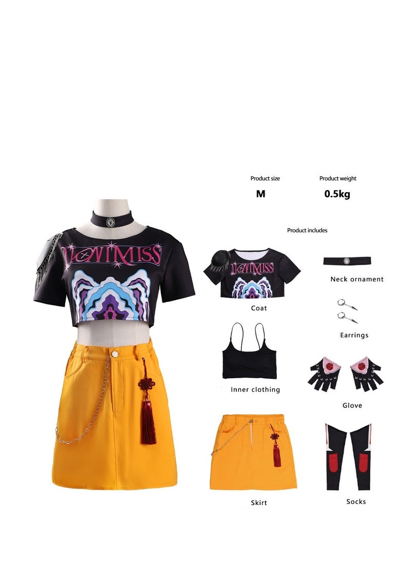 Y&D 1 مجموعة زي صيادي KPOP للنساء رومي ميرا زوي أزياء كوسبلاي مغنيات البوب تمثيل الأدوار - Image 2