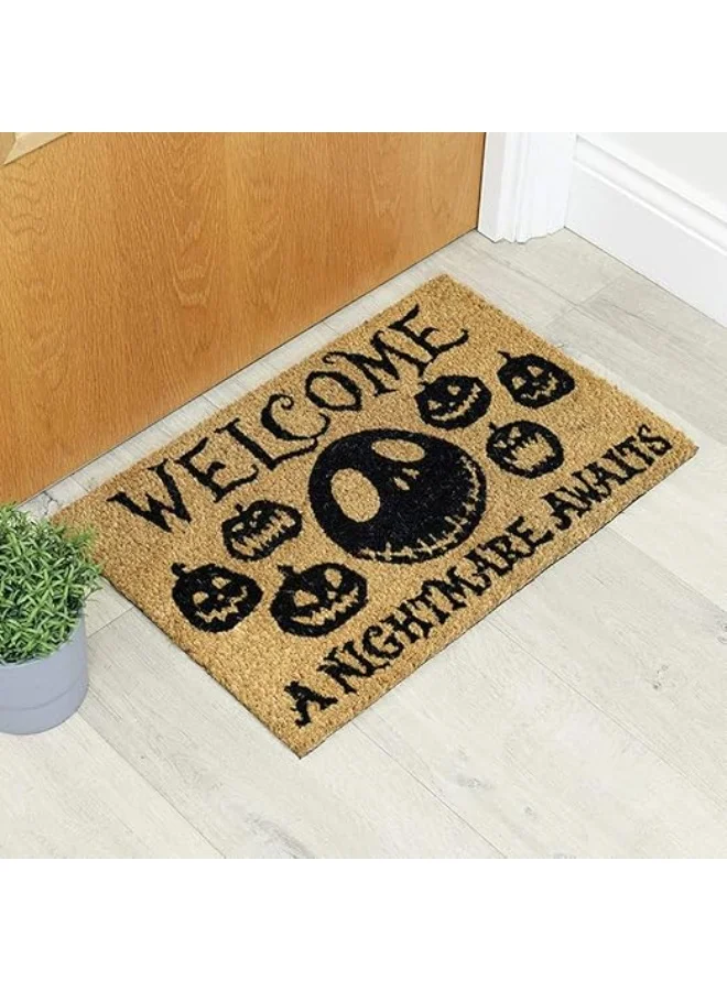 Pyramid Nightmare Before Christmas A Nightmare Awaits Doormat
