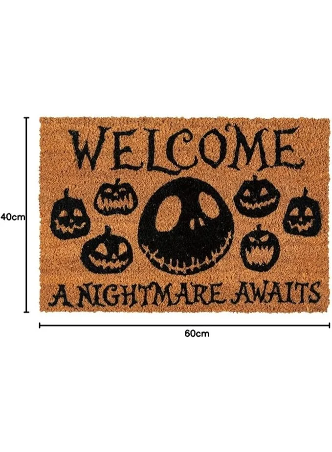 Pyramid Nightmare Before Christmas A Nightmare Awaits Doormat