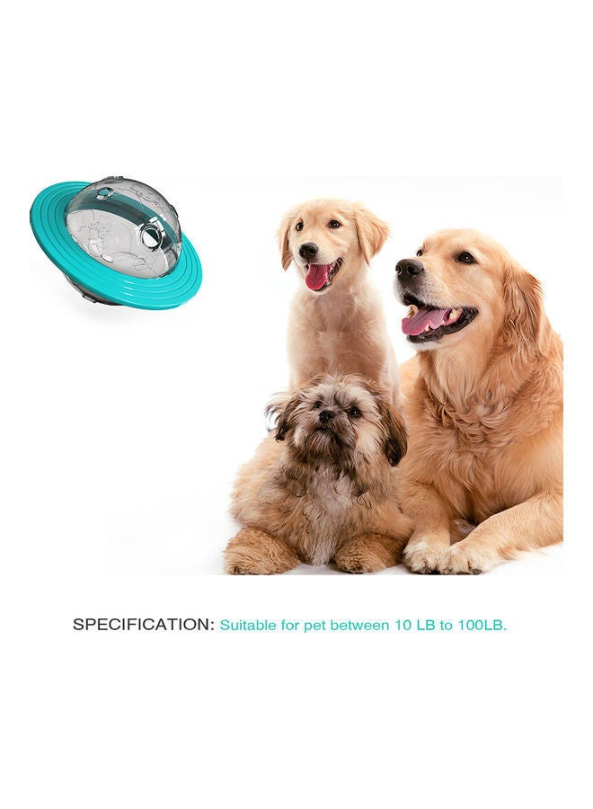 نيبمينينت لعبة للكلب بتصميم طبق طائر كروي الشكل تستخدم كموزع طعام للتغذية ببطء وحيرة ومزودة بقرص حول الكروي لتسهل على الكلب التفاعل والتعامل معها أصفر 18 x 15سم - Image 5