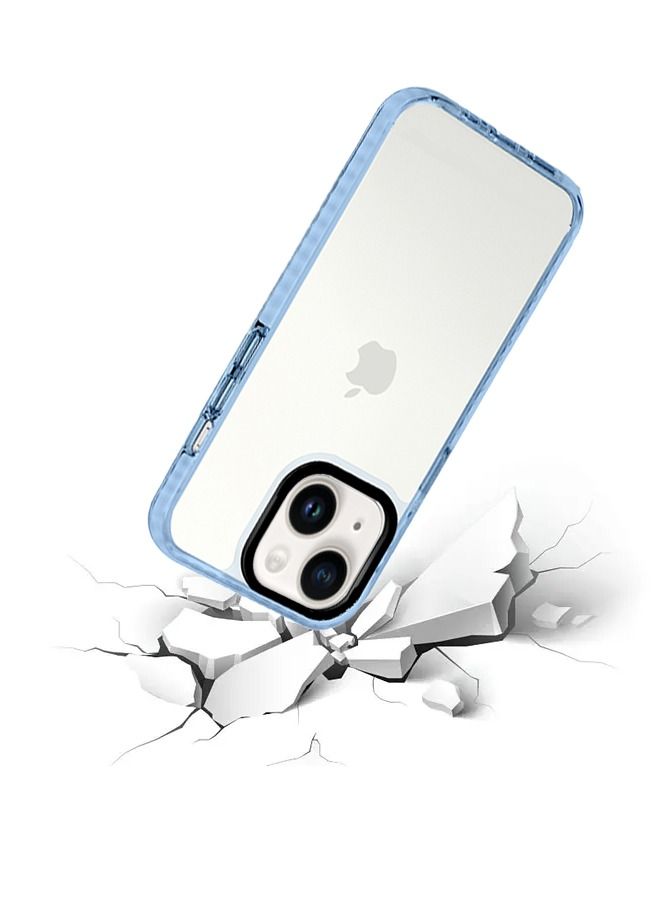 IPhone 14 Black-Ring Collision-Resistant Triple-In-One Transparent Case - Image 3