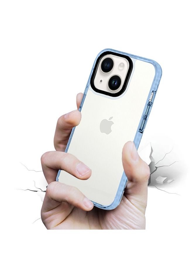 IPhone 14 Black-Ring Collision-Resistant Triple-In-One Transparent Case - Image 4