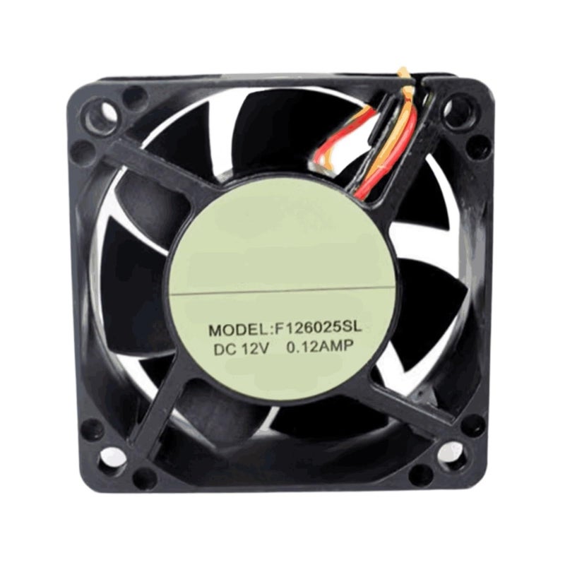 60mm 60x60x25mm DC 12V Cooling Fan 0 12A 2Pin F126025SL 6025 - Image 2